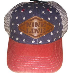 Legacy Nine LIne Merica Mesh Trucker Hat American Flag Snapback Adjustable Cap